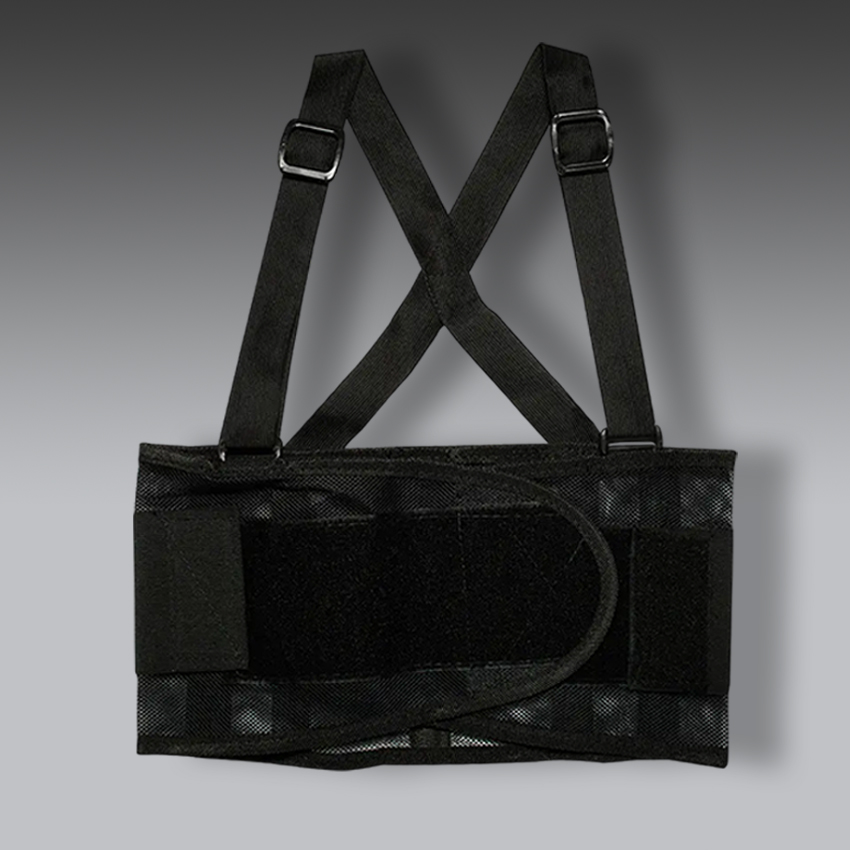 fajas para la seguridad industrial elastica de malla respirable con 4 varillas eeg modelo 137509 marca surtek