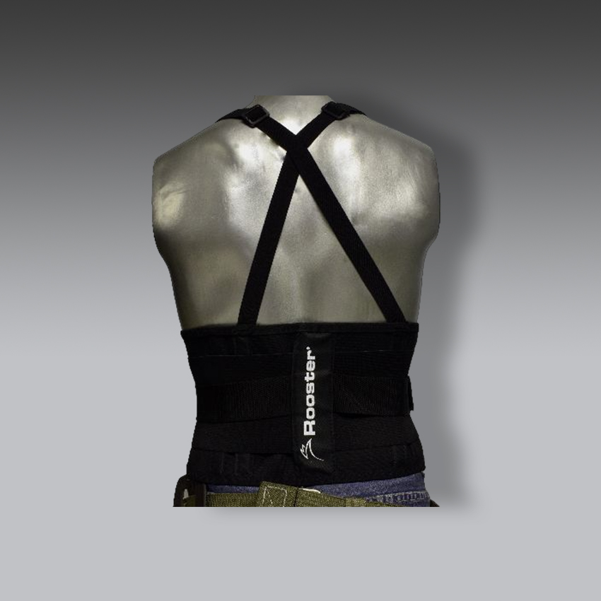 fajas para la seguridad industrial sacrolumbar modelo rcm 629 marca rooster