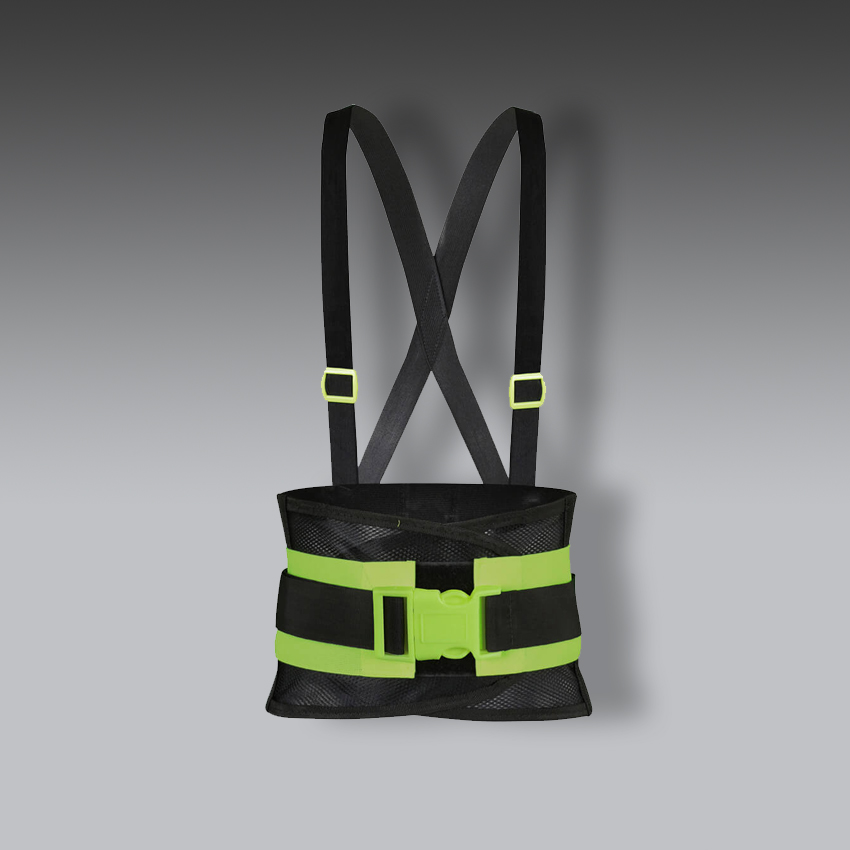 fajas para la seguridad industrial soporte sacrolumbar de malla doble con tercer cinturon modelo jyr 814 3c marca jyrsa