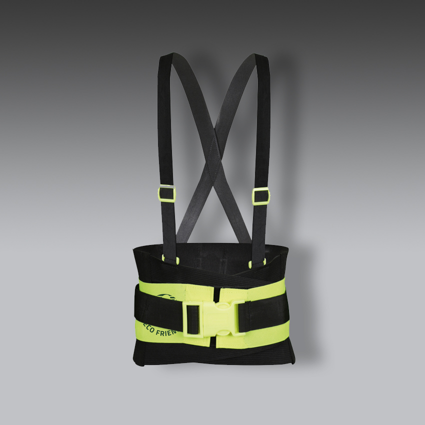 fajas para la seguridad industrial soporte sacrolumbar elastico reforzado con tercer cinturon modelo eco 8263c marca jyrsa