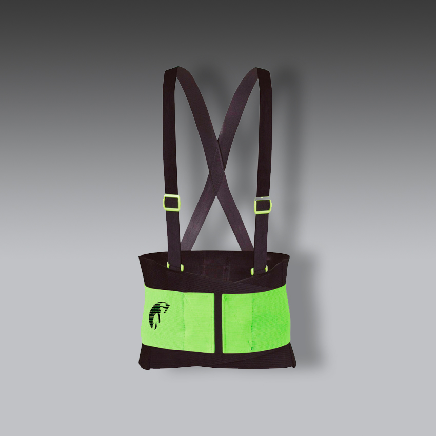 fajas para la seguridad industrial soporte sacrolumbar elastico reforzado libre de bies modelo jyr 826 marca jyrsa