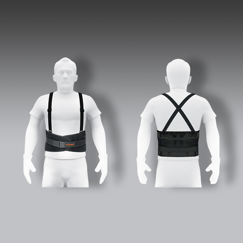 fajas para la seguridad industrials lumbares con tercer cinturon modelo xp marca truper